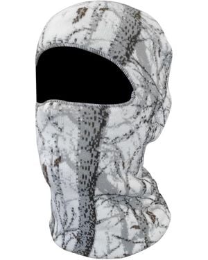 Muk Luks Quietwear Digital Knit Camo 1 Hole Mask - Gray