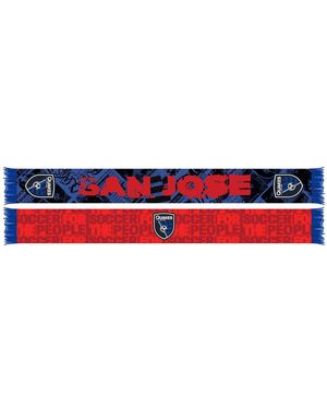 Ruffneck Scarves San Jose Earthquakes 2025 Jersey Hook Scarf - Red