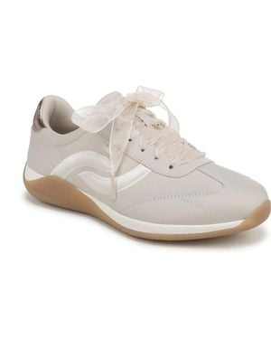 Ryka Era Luxe Arch Support Chiffon Laces Sneakers - White