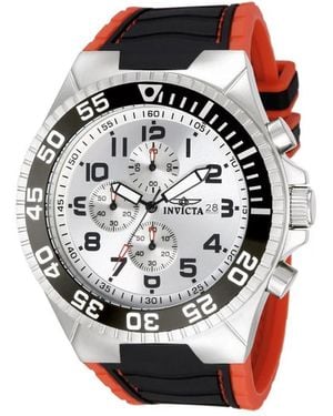 INVICTA WATCH Quartz Pro Diver Rubber Band Watch - White