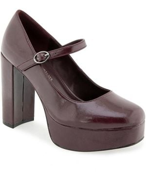 Christian Siriano Sorla Platform Mary Jane - Brown
