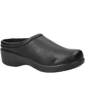 Easy Street Beck Slip-resistant Round Toe Clogs - Black
