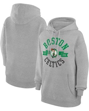 G-III 4Her by Carl Banks Â Boston Celtics City Pullover Hoodie - Gray