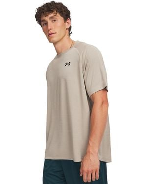 Under Armour Ua Tech Textured Performance T-shirt - Gray