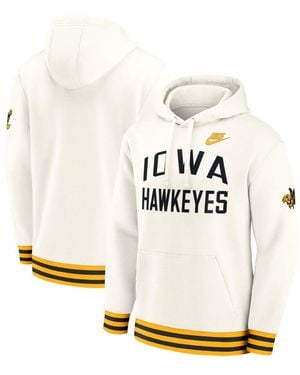 Nike Iowa Hawkeyes Legacy Retro Loose-fit Pullover Hoodie - White