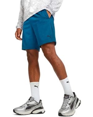 PUMA Woven Logo Shorts - Blue
