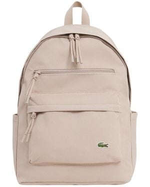 Lacoste Neocroc Logo Detail Backpack - Natural