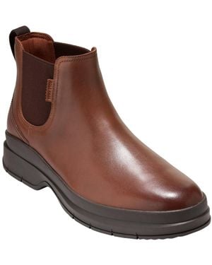 Cole Haan Stoneham Grand Slip-on Leather Chelsea Boots - Brown