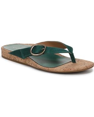 Vionic Grove Thong Sandals - Green
