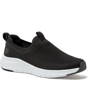 Lands' End Casual Knit Slip On Sneakers - Black