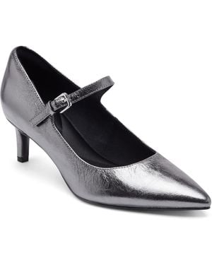 Rockport Chase Mary Jane Pointed-toe Pumps - Blue
