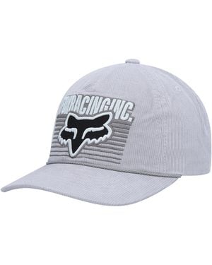 Fox Carv Snapback Hat - Metallic
