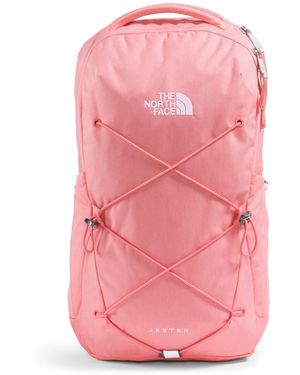 hot pink backpack north face The Women's Jester Everyday Laptop Fits most 15 laptops Pink The North Face backpack