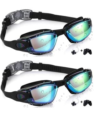Gnuadz 2pc Swim goggles Kids Anti-fog Uv Protection Comfort Fit - Blue
