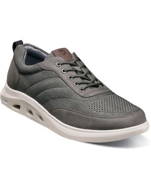 Nunn Bush Ponte Knit Moc Toe Sneaker - Gray