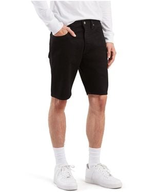 Levi's 501 Original Hemmed Stretch 9" Jean Shorts - Black