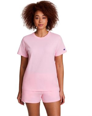 Champion Embroidered Classic T-shirt - Pink