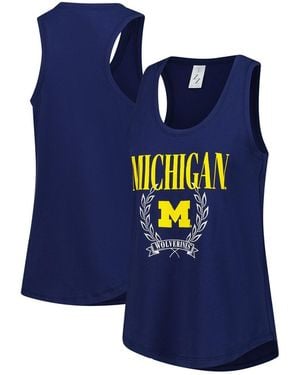 ZooZatZ Michigan Wolverines Everyday Tank Top - Blue