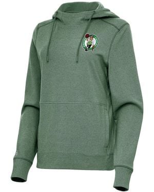 Antigua Boston Celtics Justice Pullover Hoodie - Green