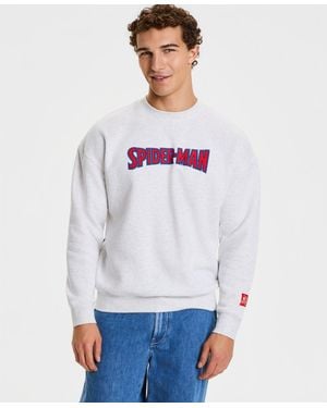 Marvel | Macy's | And Spider-man 100th Parade Balloon Graphic Crewneck Sweatshirt - White