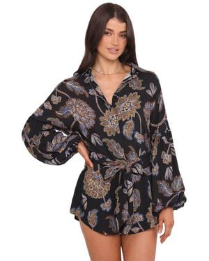 Petal & Pup Pali Romper - Black