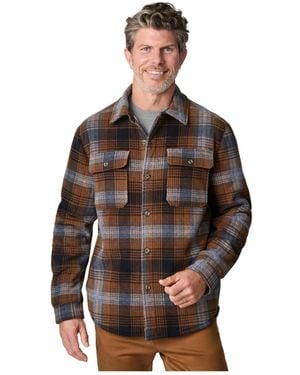 Free Country Mountain Ridge Sueded Chill Out Fleece Jacket - Brown