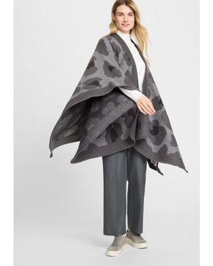 Olsen Leopard Cape - Multicolor