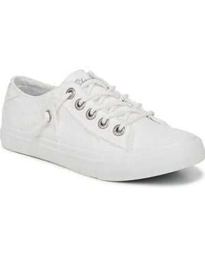 Blowfish Martina Lace Up Platform Sneakers - White