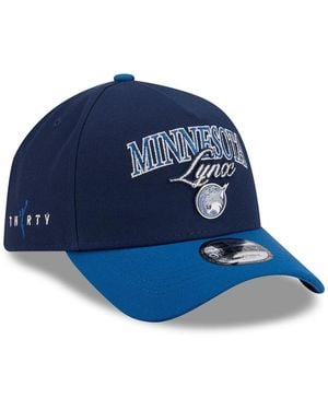 KTZ And Navy/blue Minnesota Lynx Wnba Tip-off 2026 Metal Badge A-frame 9forty Adjustable Hat