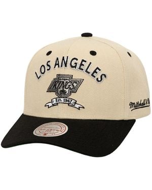 Mitchell & Ness Â Los Angeles Kings Soul Legacy Defined Two-tone Pro Crown Adjustable Hat - Natural