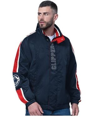 Starter La Clippers Freestyle Lightweight Full-zip Jacket - Blue