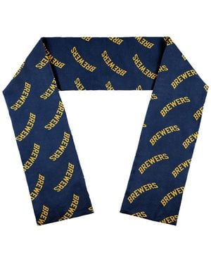 WEAR by Erin Andrews Milwaukee Brewers Team Wordmark Scarf - Blue