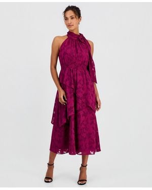 Anne Klein Tiered Midi Dress