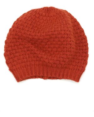 Portolano Chunky Beret Hat - Red