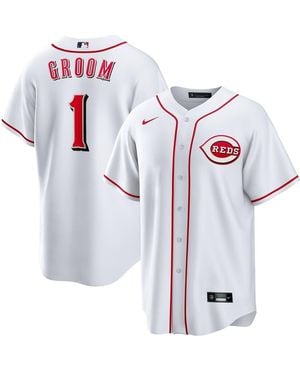 Nike  Cincinnati Reds 1 Groom Home Replica Jersey - White