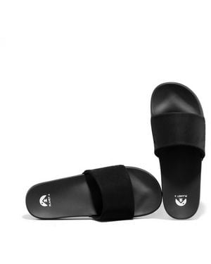 Dearfoams Planet A Regnr8 Slide Sandal - Black