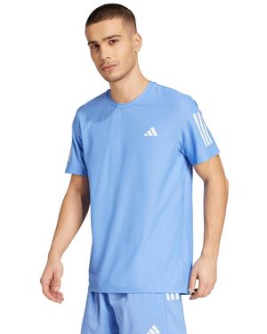 adidas Own The Run Short Sleeve T-shirt - Blue