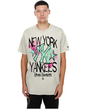 KTZ New York Yankees Lifestyle Punk Core T-shirt - White