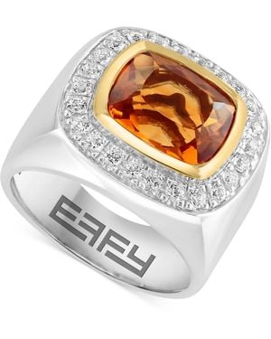 Effy Effy Madeira Citrine (6 Ct. T.w. - Gray