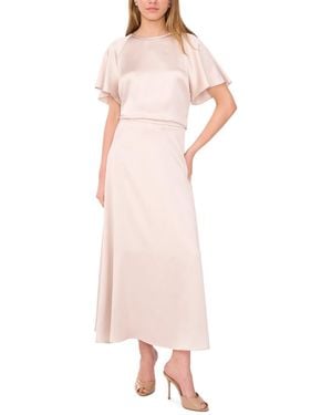1.STATE A-line Maxi Skirt - Pink