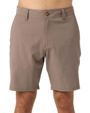 O'neill Sportswear Fixed Waist Regular-fit Hybrid Shorts - Brown