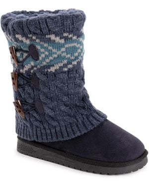 Muk Luks Cheryl Boots - Blue