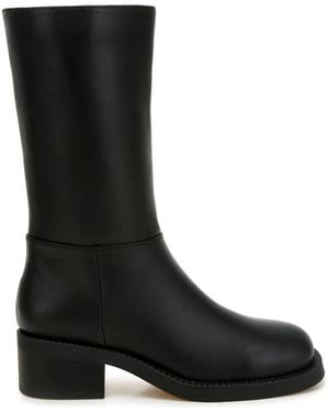 LONDON RAG Soora Block Heel Calf Boots - Black