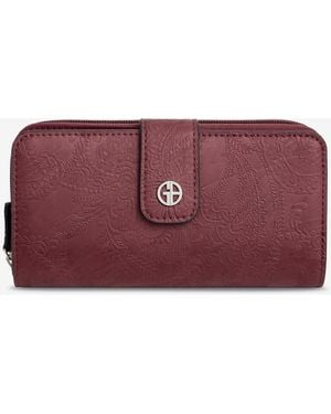 Giani Bernini Paisley Aio Wallet - Red