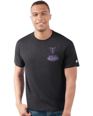 Starter Golden State Valkyries Wnba 30th Anniversary Prime Time T-shirt - Black