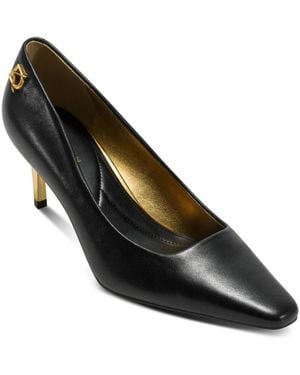 Donna Karan Savita Mid Stiletto Heel Pumps - Black