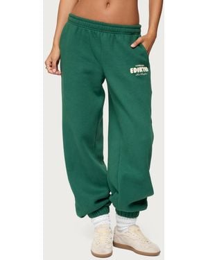 Edikted Lounge Edit Sweatpants - Green