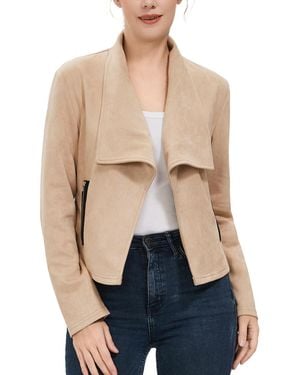Kimi + Kai Kimi + Kai Kimi + Kai Faux Suede Open Front Jacket - Blue