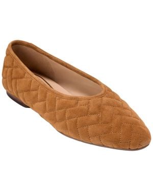 Cole Haan Jasleen Quilted Slip-on Ballets Flats - Brown