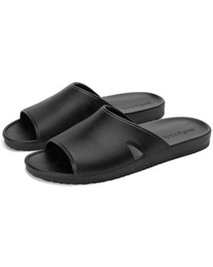 feel good Bonsai Rubber Spa/shower Slide Sandals - Black